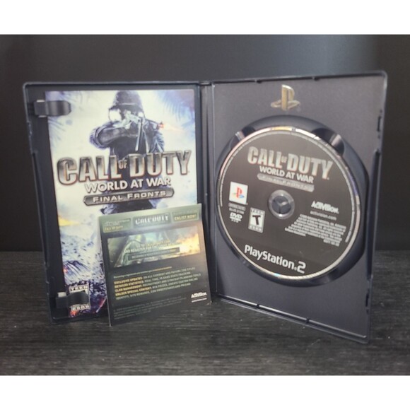 Call of Duty World at War Final Fronts PS2 PlayStation 2 CIB w/ Reg Card - Picture 3 of 4